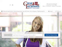Tablet Screenshot of mygreatlocations.com